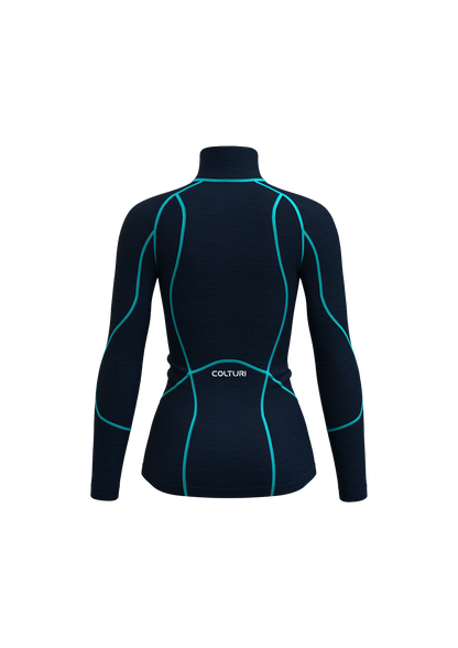 ALLURE - 1/4 ZIP MERINO BASE LAYER