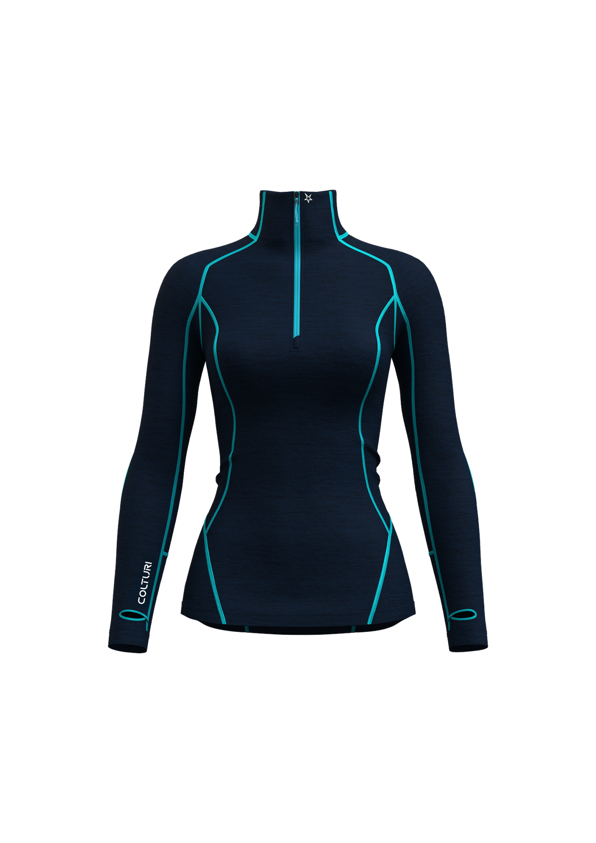 ALLURE - 1/4 ZIP MERINO BASE LAYER