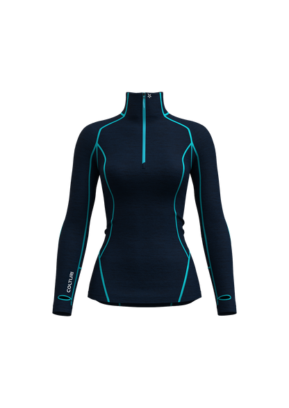 ALLURE - 1/4 ZIP MERINO BASE LAYER